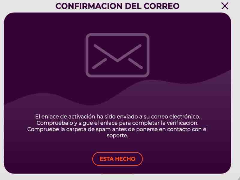 Verificação da conta de jogos de casino online da All Right