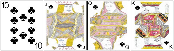 Four card straight flush Four card straight flush