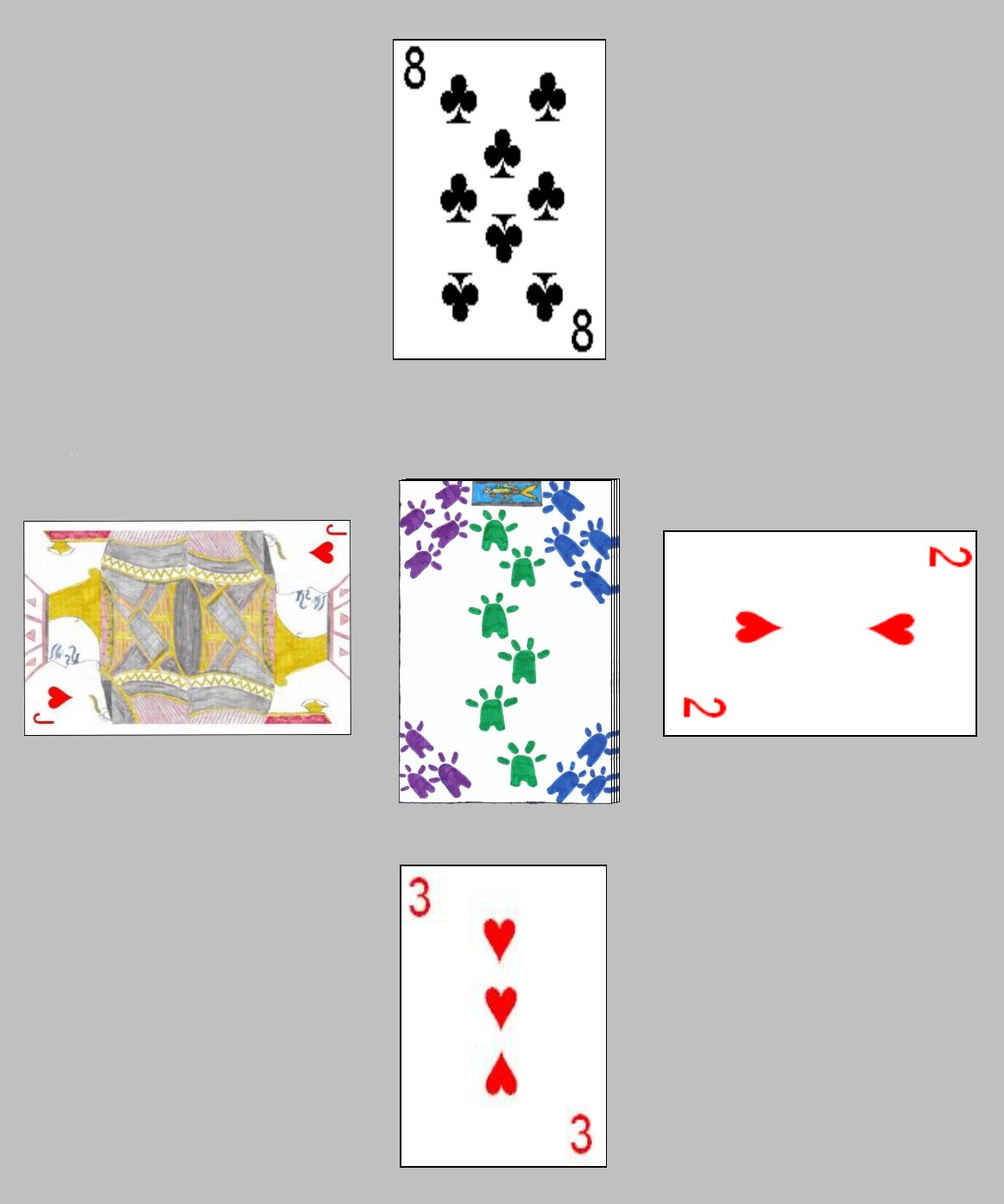 Possible Initial Layout for Kings in the Corner Possible Initial Layout for Kings in the Corner
