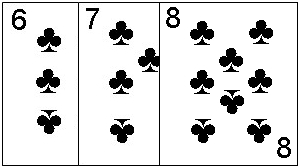 Example Straight Flush combination in Kitti