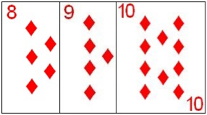 Example of a Running Flush combination