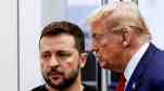 US President Donald Trump With Ukrainian Counterpart Volodymyr Zelenskyy