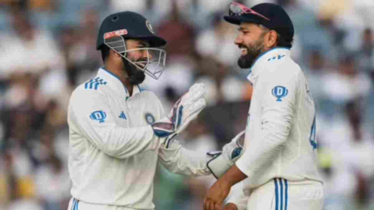 Rishabh Pant and Rohit Sharma