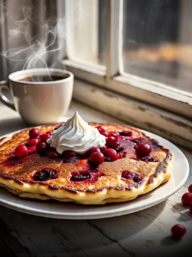 Make The Perfect Fluffy Cranberry Pancakes In Just 20 Minutes