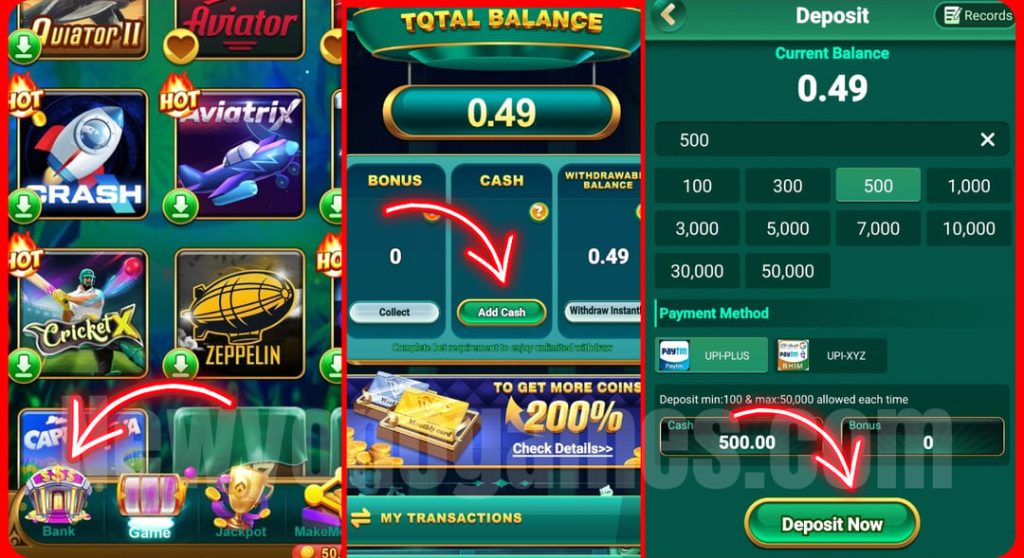addcash